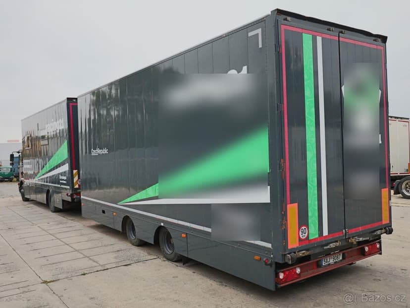 MAN TGM 12.290+PŘÍVĚS SVAN, NÁKLADNÍ RALLY SERVISNÍ SOUPRAVA