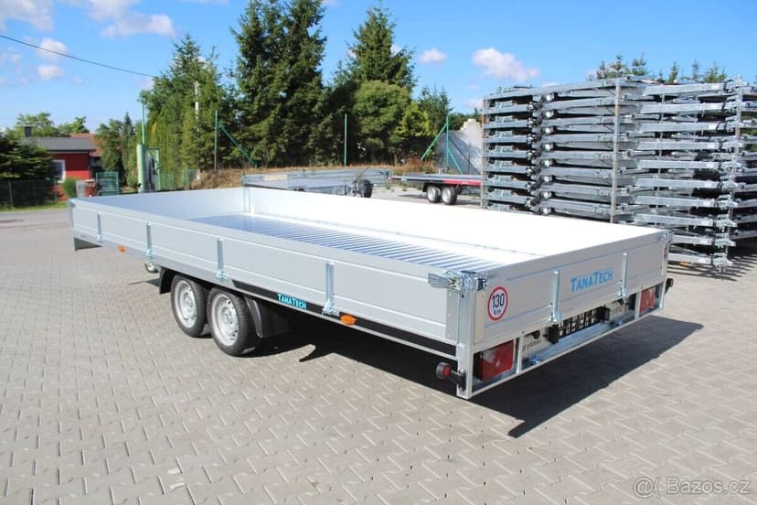 Přívěs MARTZ GT 500 3500kg valník, alu podlaha, ná