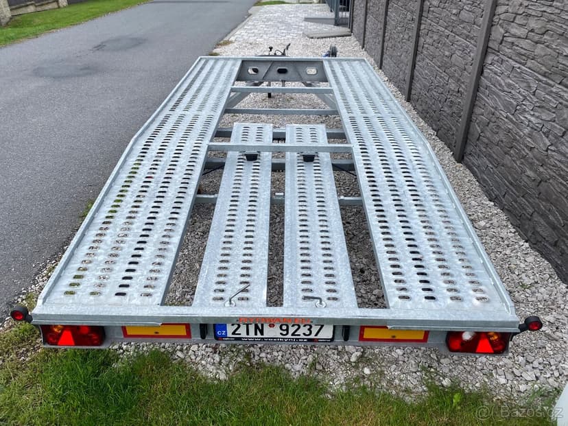 Přívěsný vozík, autopřepravník 410x200cm 2700kg