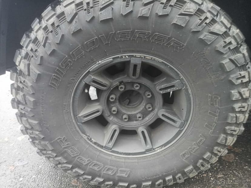 Kola včetně pneu na Hummer H2 –  37×12.5 R17 + disky