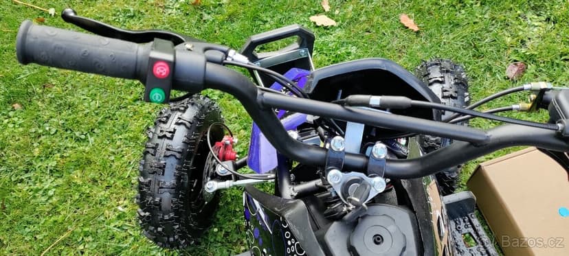 Nová dětská čtyřkolka R E-start modrá