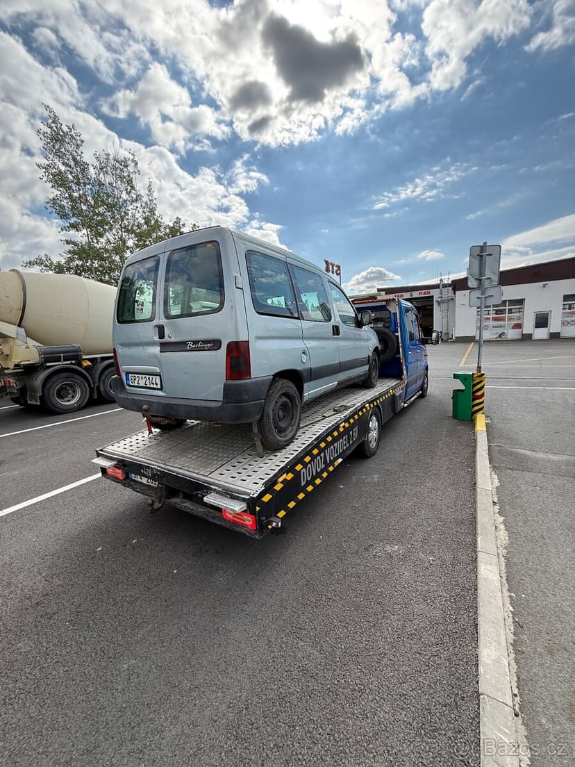 Prodám odtahový speciál Mercedes Sprinter na skupinu B s mot