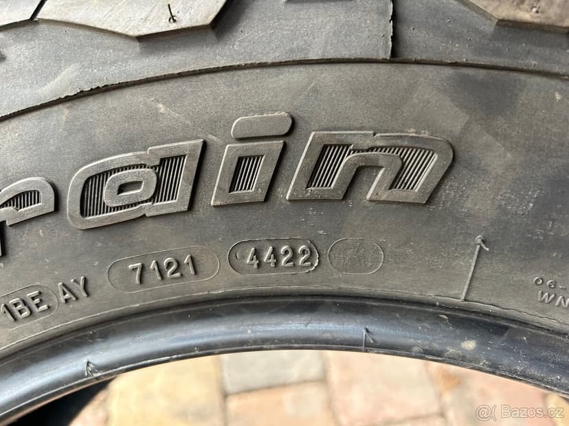 Terénní pneumatiky BF Goodrich 255/70 r18 Jeep Wrangler