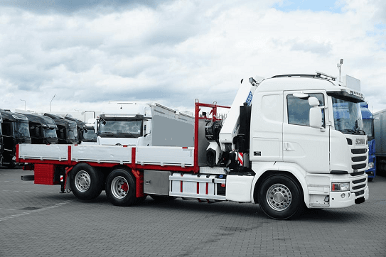 Scania G490 6x2 - valník s hydraulickou rukou 3220