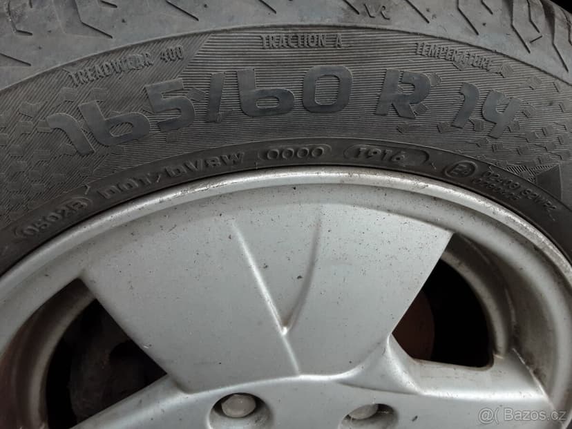 ALU DISKY 4x108 R14 origo Ford KA FIESTA