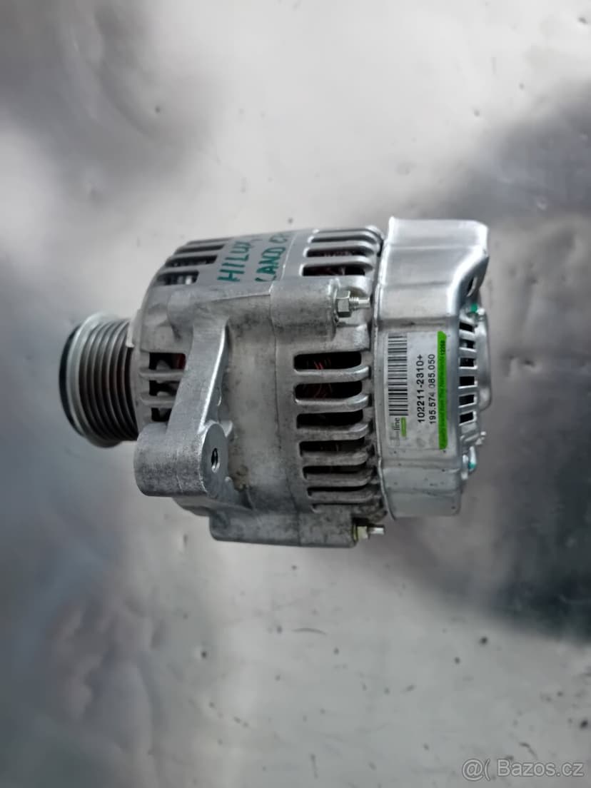 Toyota Hilux VII, Land Cruiser, Hiace 2.5, 3.0 D alternátor