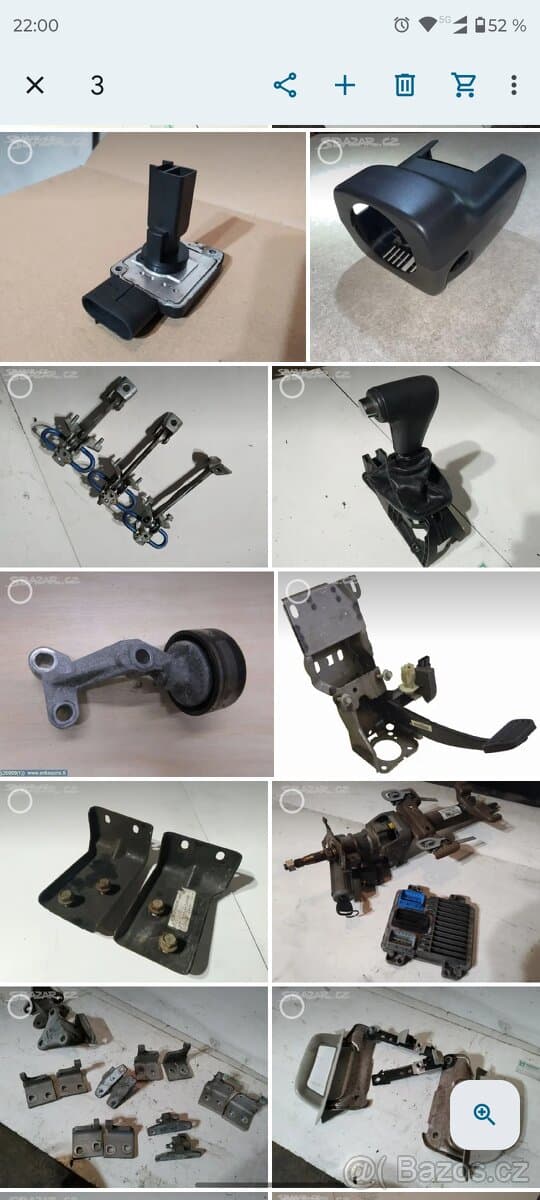 Hummer H3 r.v.  2006 /// 3,5 Vortec - soubor dílů