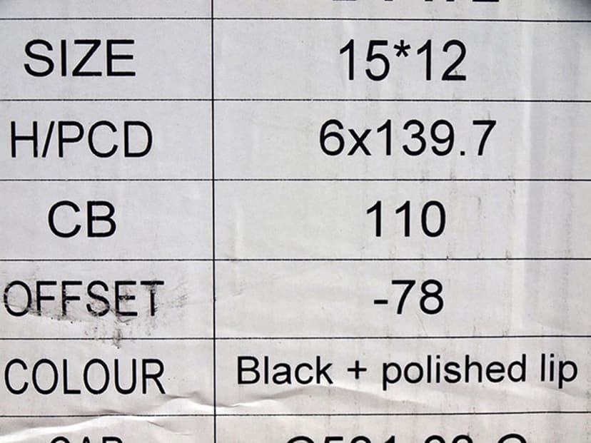 15"  6x139,7 INTERCEPTOR USA 12Jx15 – ET(-78)