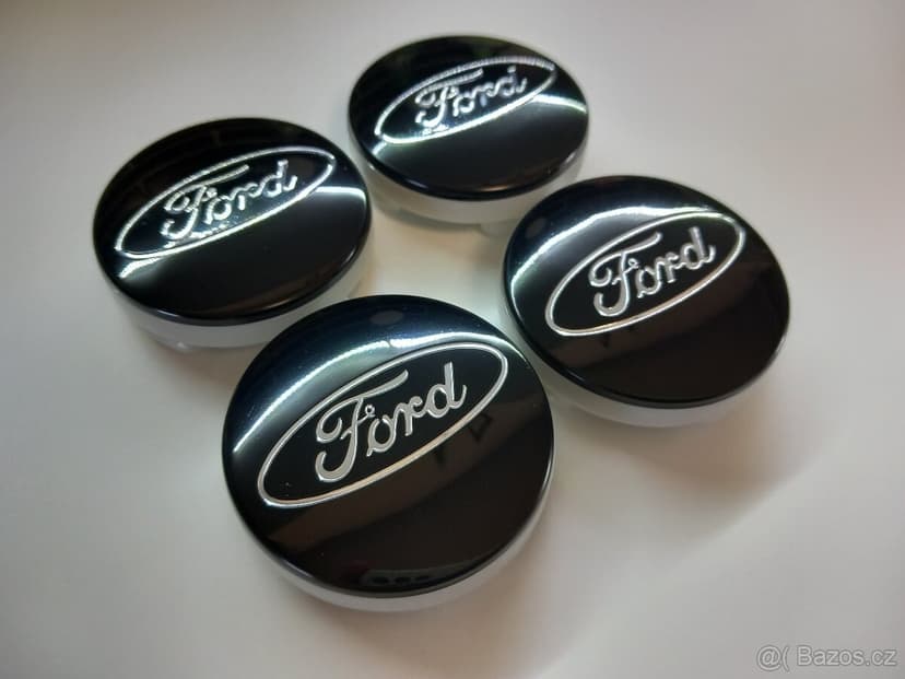 Středové krytky Ford, 54x52mm Black
