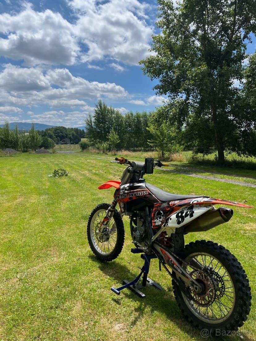 KTM SX-F 250 4 stroke 2017  stříkačka startér