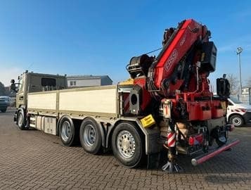 Scania R450L-8x4–Valník+HR-Fassi F 660 RA 2.28 HE + naviják