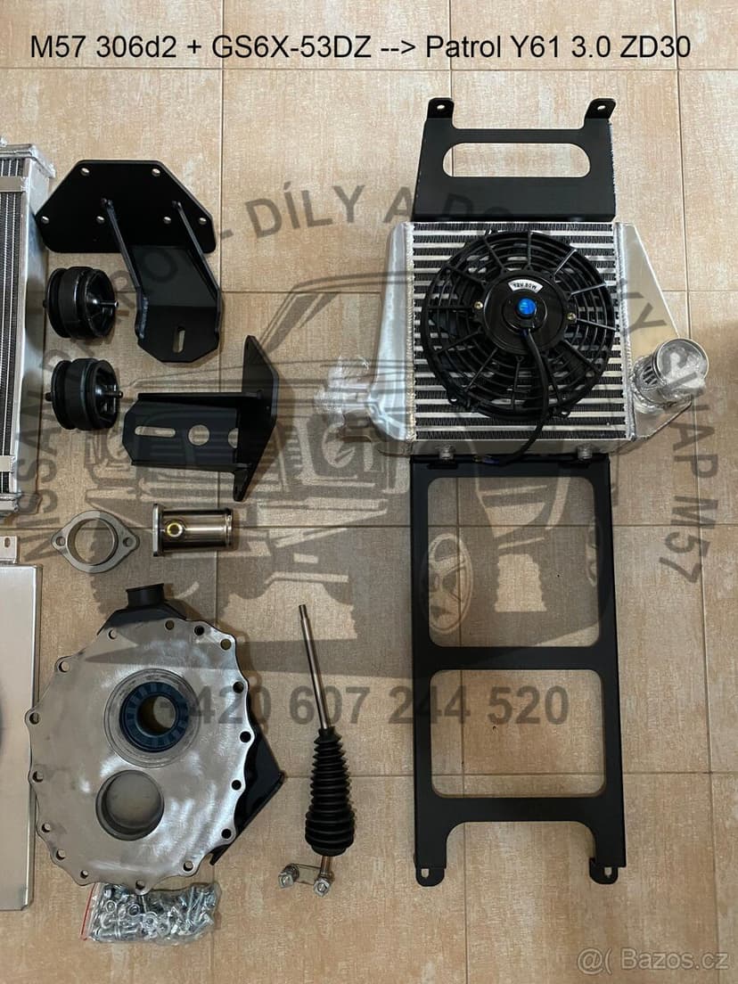 NISSAN PATROL Y60/Y61 - SADA PŘÍSLUŠENSTVÍ PRO SWAP M57