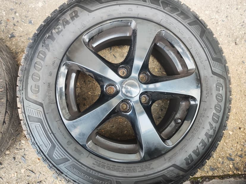 16"celoroční alu sada Borbet 5x120 VW T6 T6.1 T5 Multivan