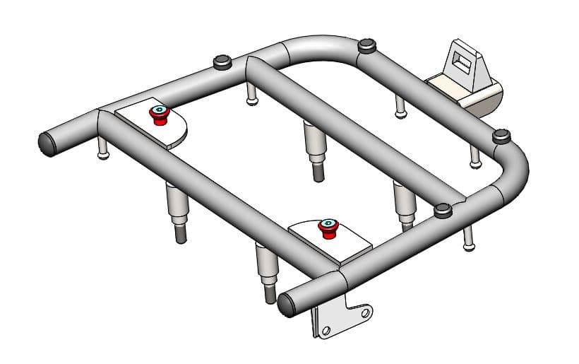 Honda XRV 650 Africa Twin - Zadný nosič s montážou GIVI