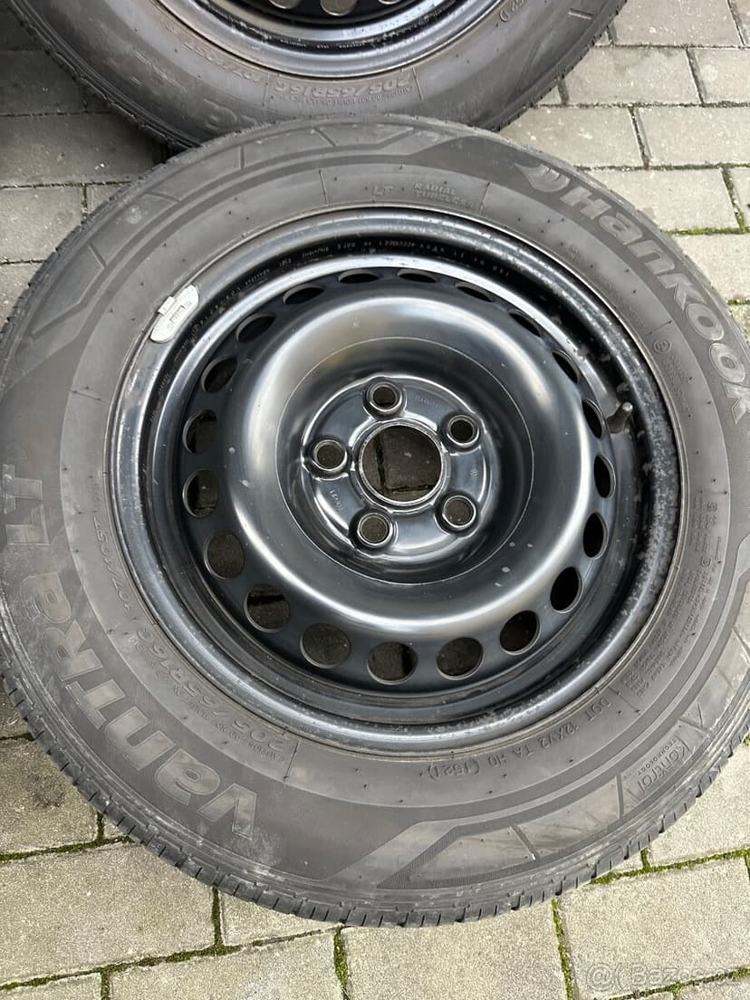 205/65/16C /originál sada Volkswagen T5,T5.1 ,T6,T6.1