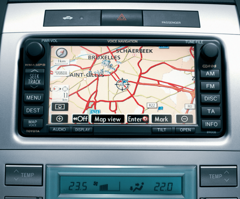 Mapové podklady mapy DVD do navigace pro Toyota / Lexus