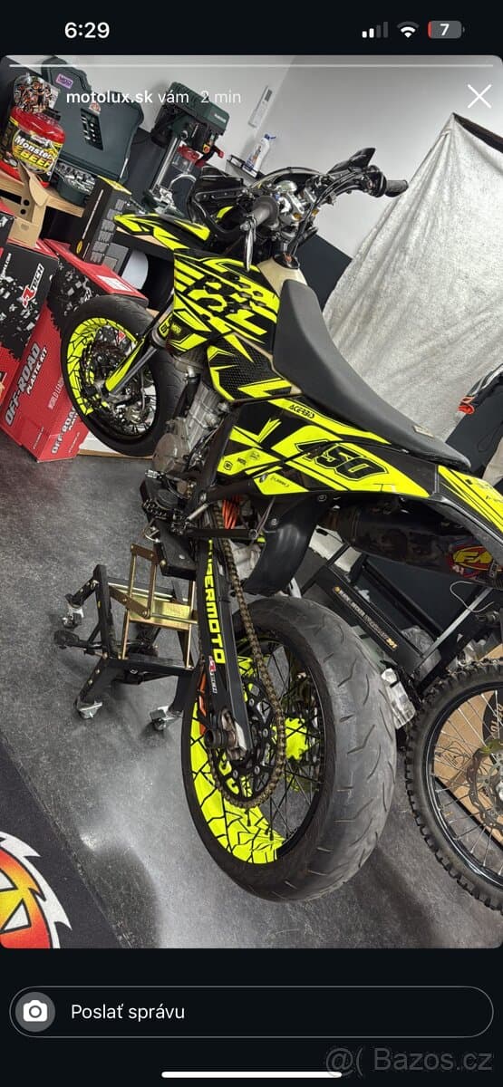 KTM EXC 450 SUPERMOTO