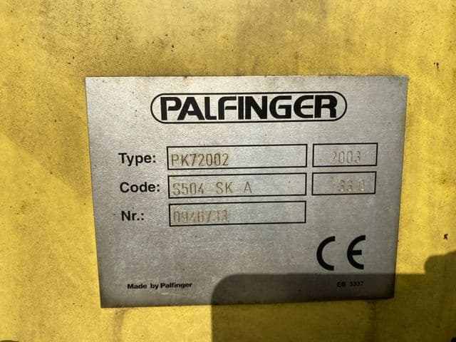 Auto jeřáb Mercedes-Benz ACTROS 2544/PALFINGER PK72002