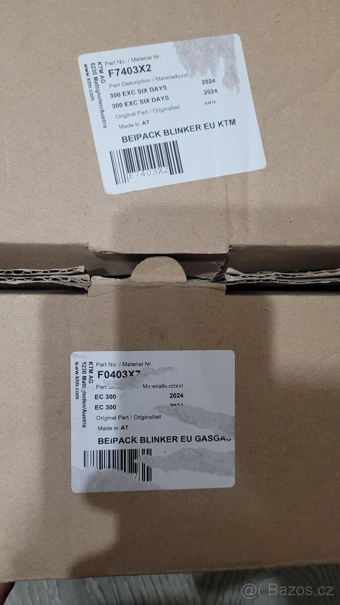 KTM EXC GASGAS HUSQVARNA homologizačný kit