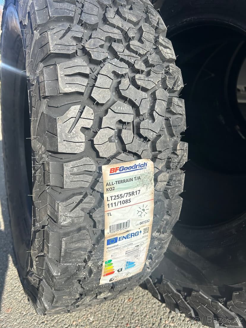 Terénní BF Goodrich AT all terrain 255/75 r17 Jeep Wrangler