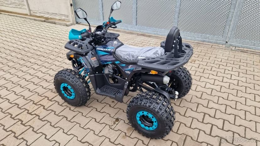 Dětská čtyřtaktní čtyřkolka Hunter II 125ccm. modra