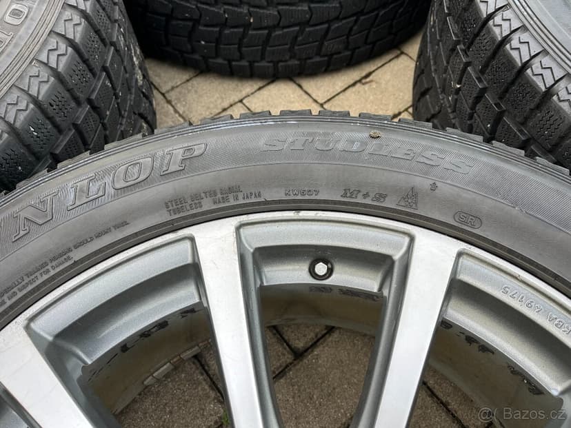 4 x alu disky 5x127 R20, zimní pneu 90%