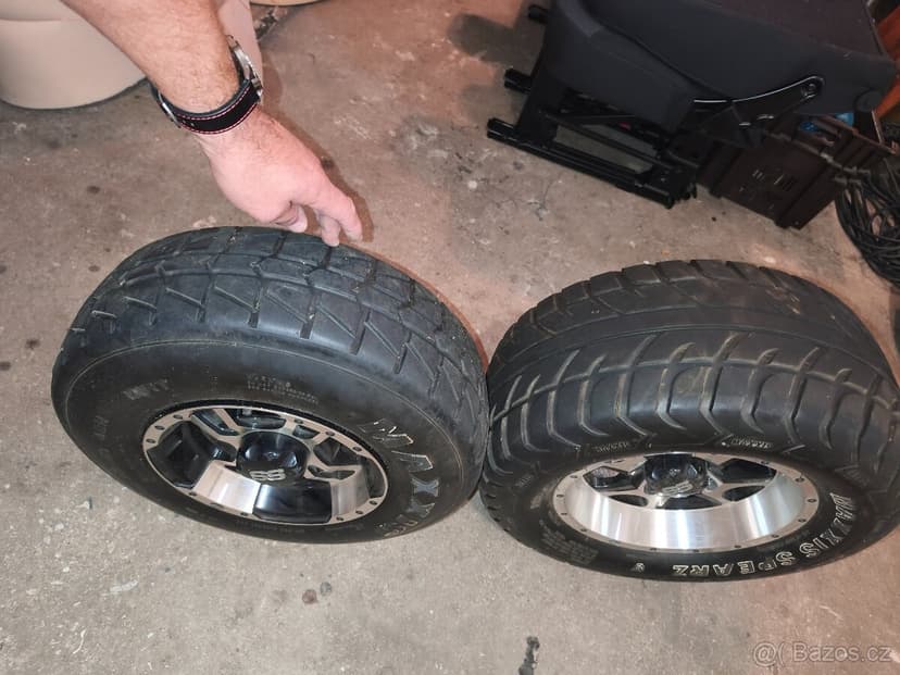Prodám alu kola na čtyřkolku