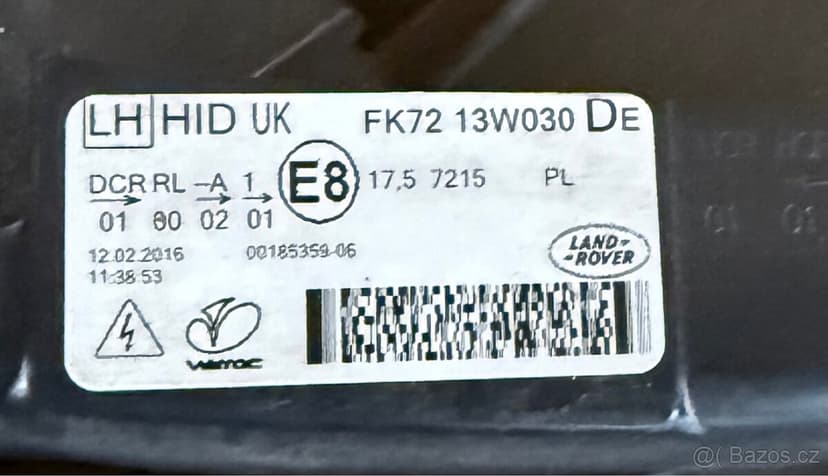 Pravý & Levý přední xenon, Land Rover Discovery Sport