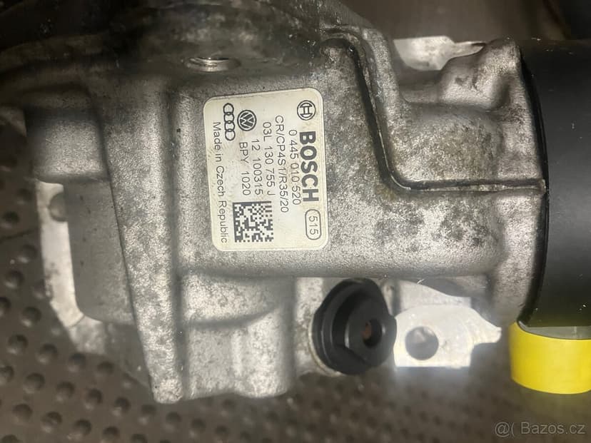 VW T5 T6 Amarok vstriky, vstřikovací lišta, čerpadlo