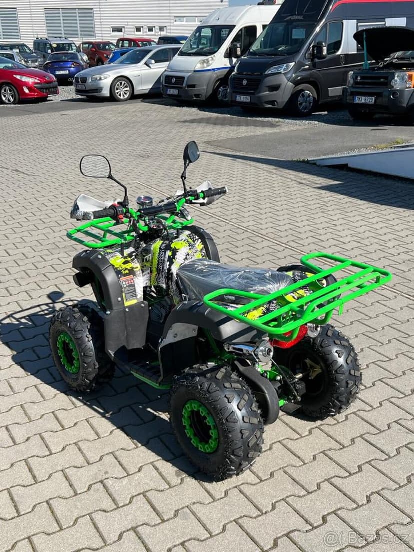 Dětská čtyřkolka Toronto125cc 1G7 Deluxe -zelené grafity