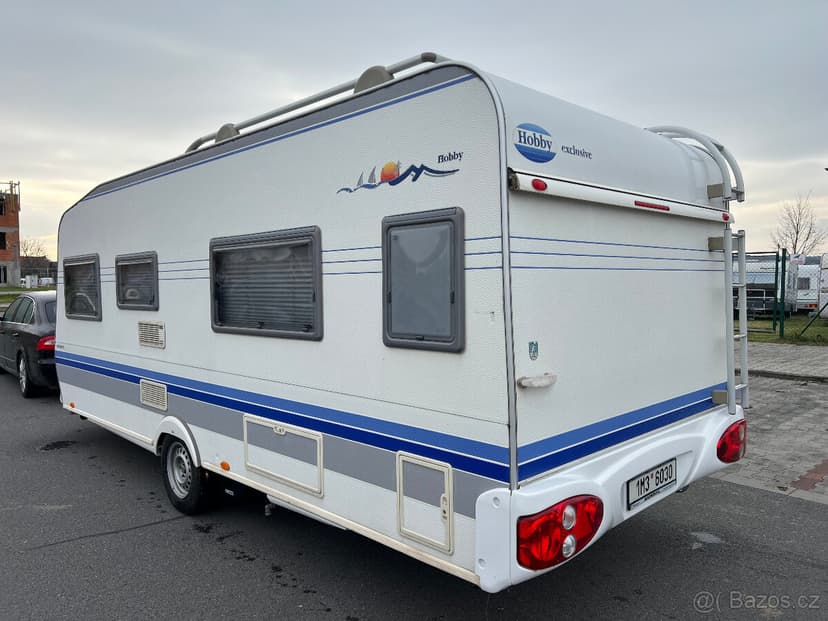 Karavan Hobby Exclusive 540 WLU+Pojezd, Markýza