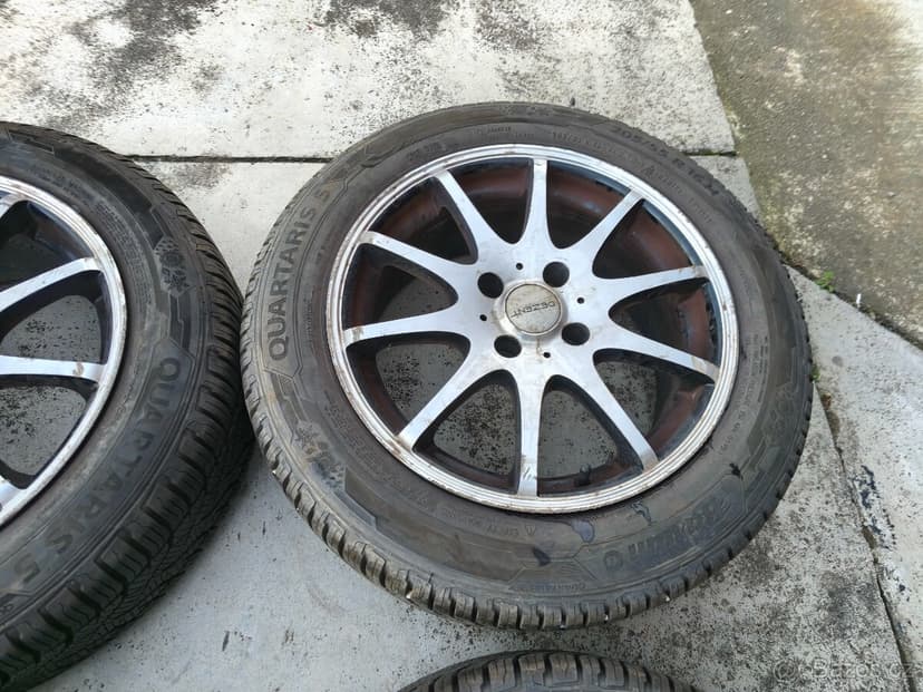 16" 4x108 al celoroční Citroen Peugeot + 205/55/16 nové