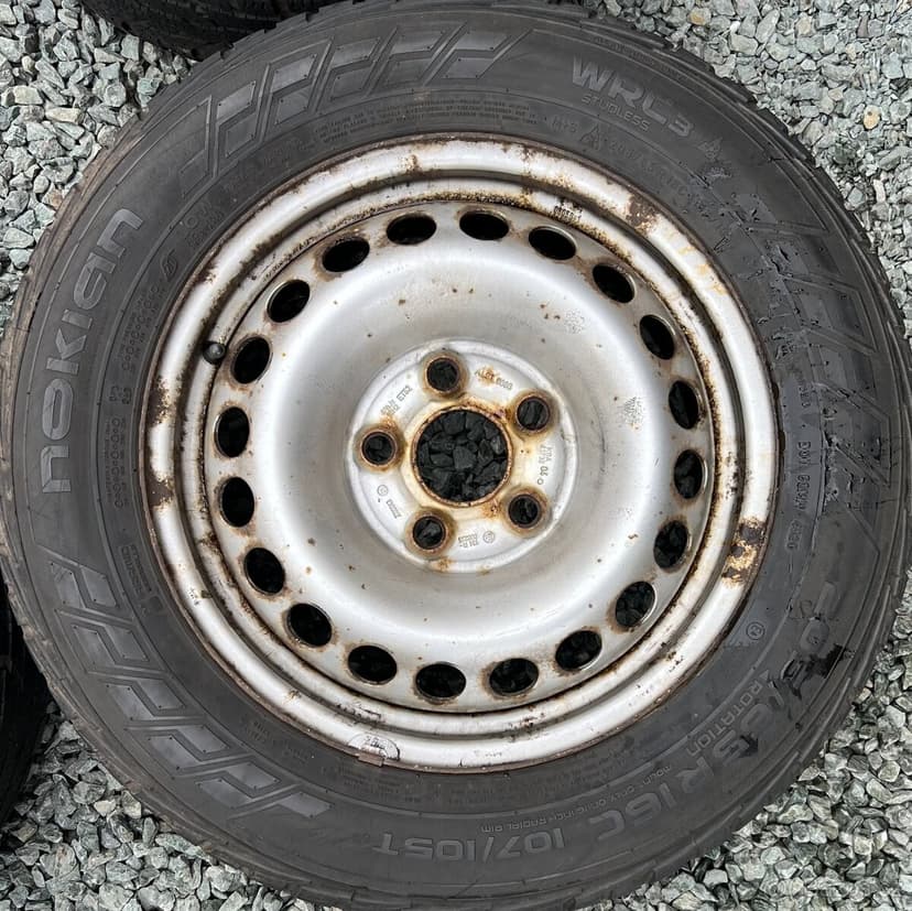 Ocelové disky VW T5, T6, Amarok 6,5Jx16 ET52, 5x120x65,1