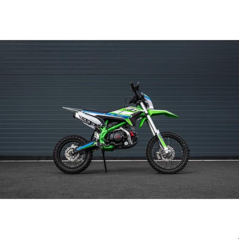Pitbike Leramotors Thunder 125ccm, kola 17/14, zelená