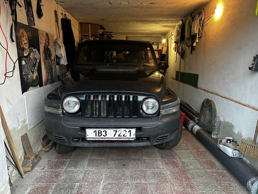 Korando 4x4, klima, tažné, jen 165 tkm, plně funkční