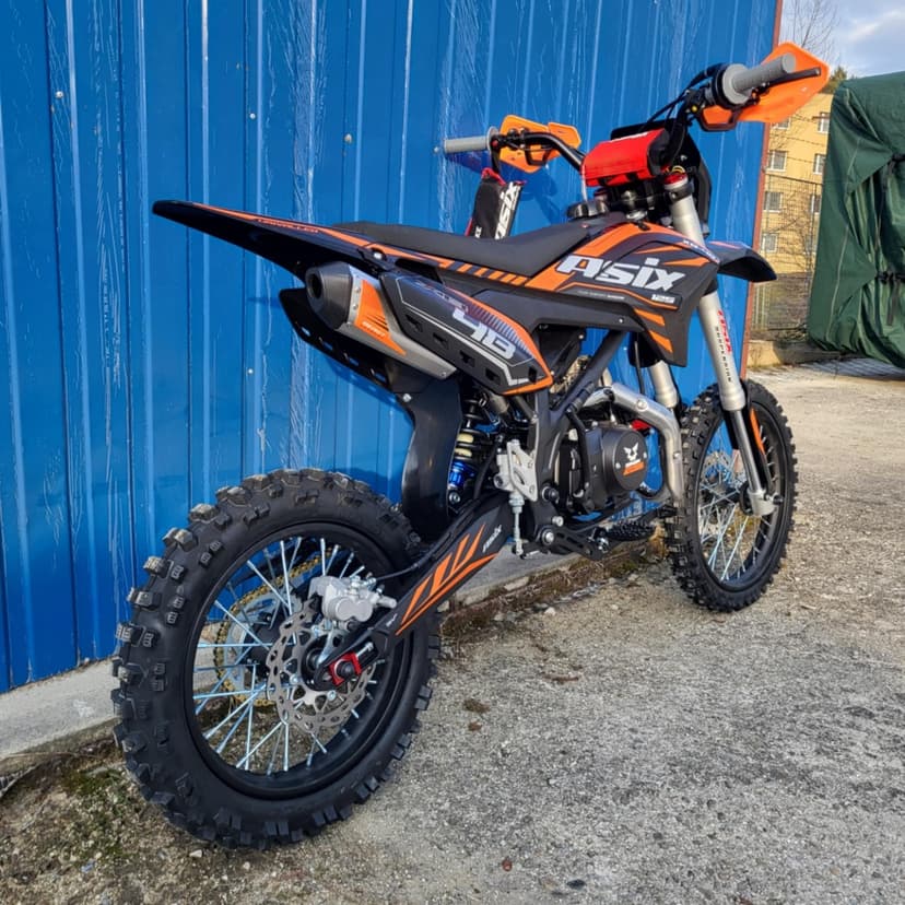 Pitbike ASIX XB-48 125ccm 17"/14" E-START + světlo