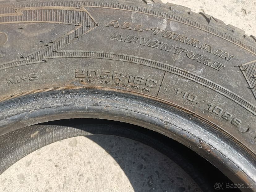 Goodyear wrangler 205 R16C