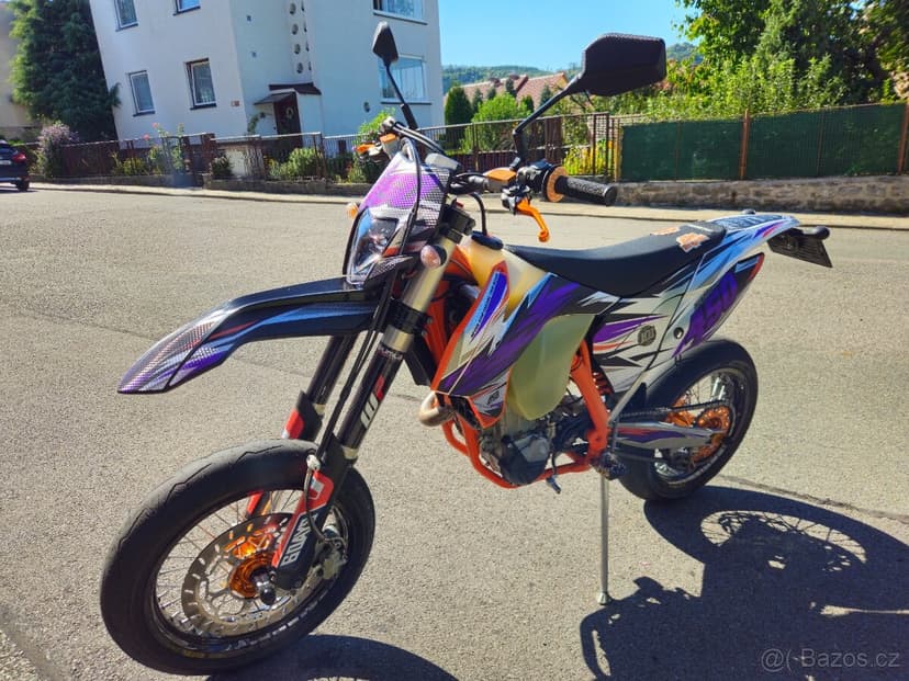 Ktm Exc 450 rv.2016 ,supermoto, motard , A2