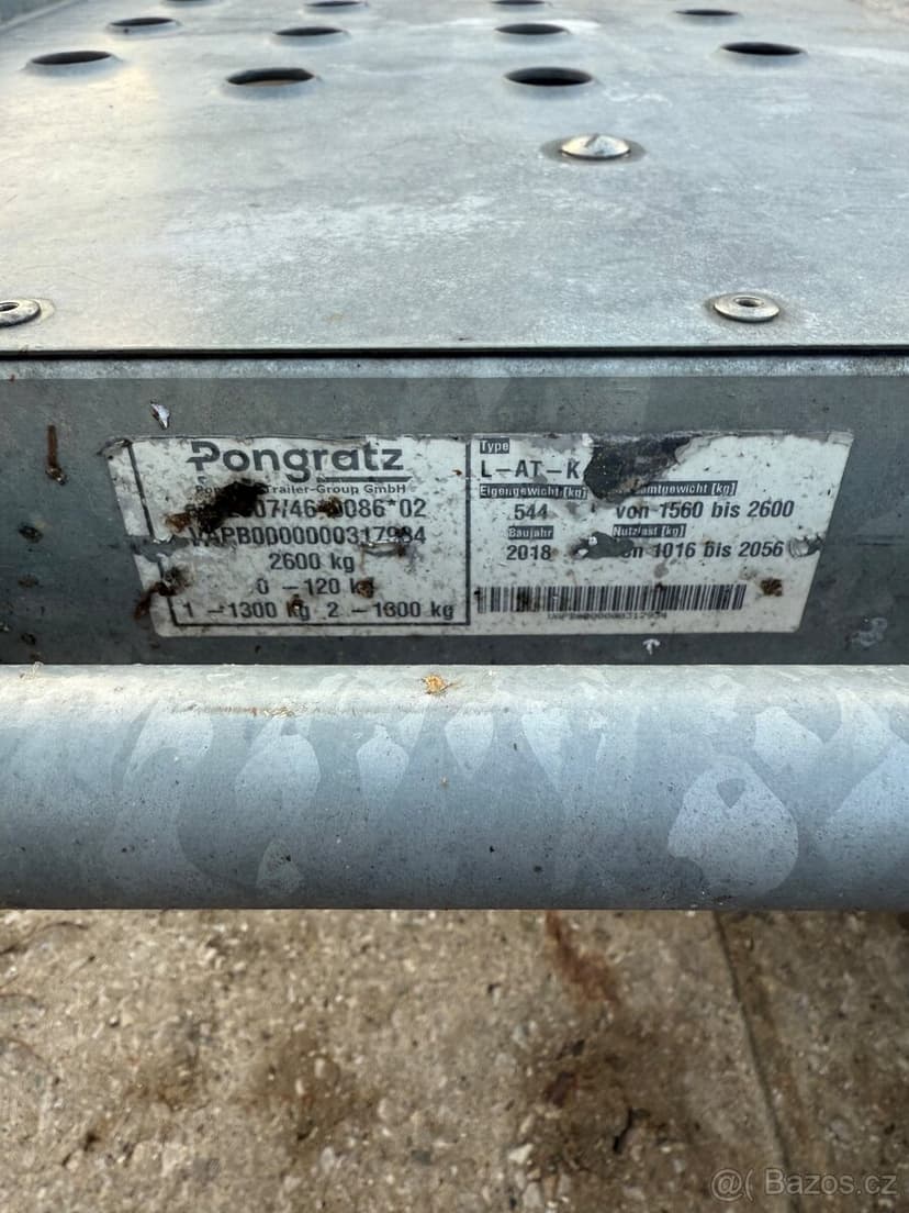 Autopřepravník Pongratz L-AT 400TK 2018