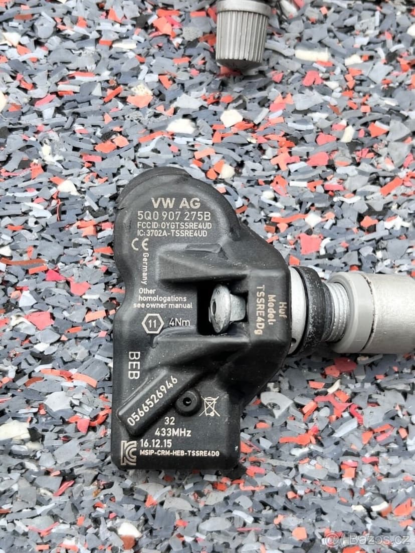 TPMS senzory tlaku ORIGINÁL VOLKSWAGEN - testovaný