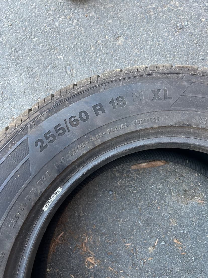 Sada letních pneumatik Continental 255/60 R18 (8,5mm)