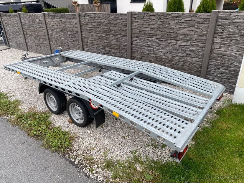 Přívěsný vozík, autopřepravník 410x200cm 2700kg