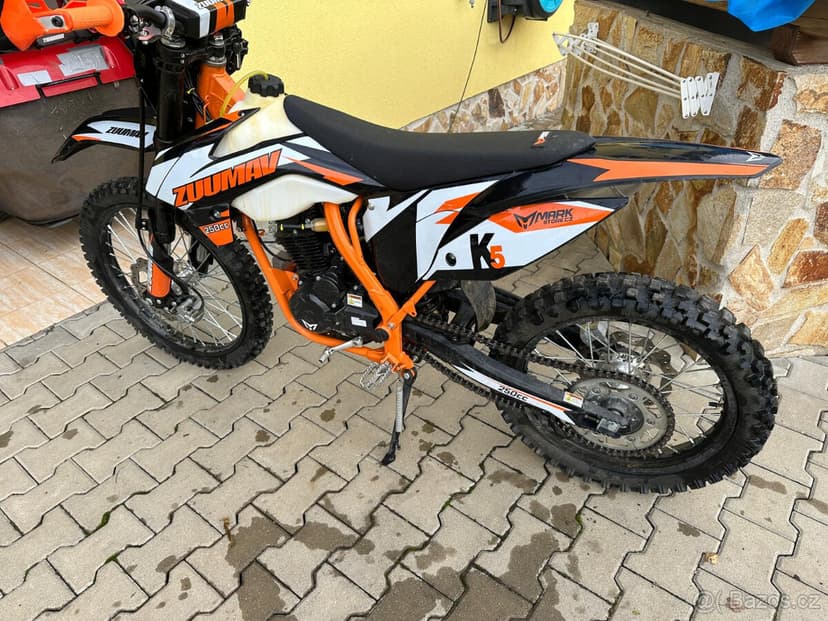 Pitbike Zuumav K5-CB225G 250cc 21/18 - oranžová