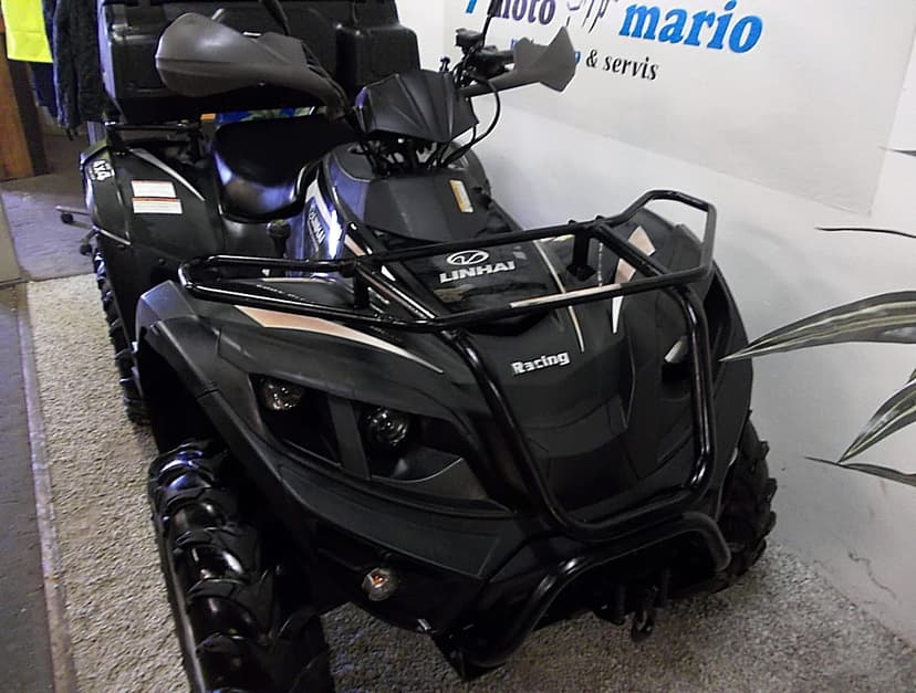 ATV Linhai 400 R jen 1tis.km bílé SPZ Kufr perfektní STAV