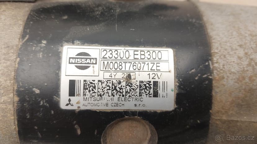 Nissan Navara a Pathfinder  : Startér 2,5Dci