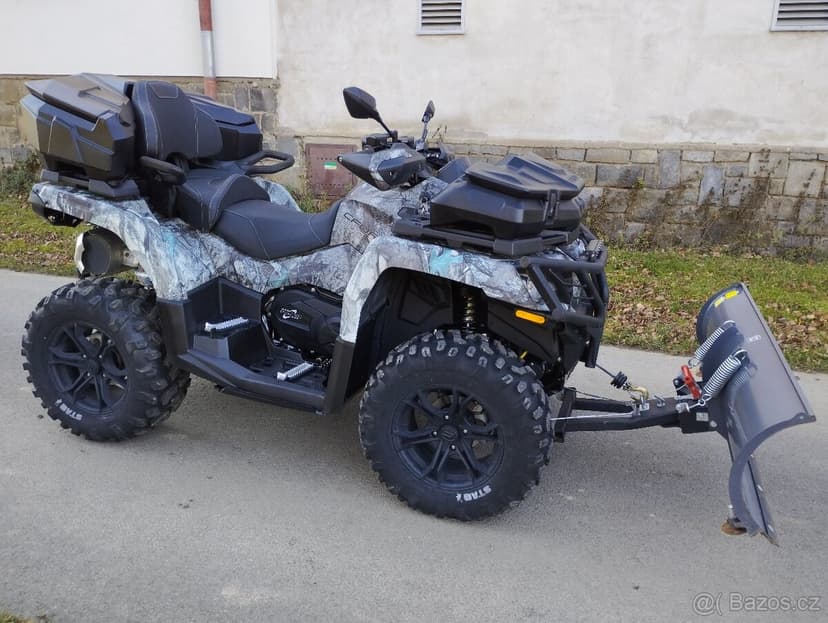 CFmoto Gladiator  X1000, r.v 2021, 1150km, výbava, bílá SPZ