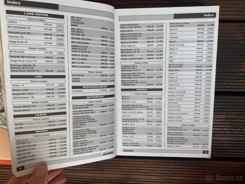 AUTODATA montážní data rozvodové řemeny originalni manual