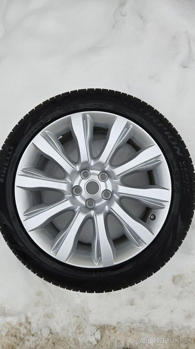 TOP ALU kola Land Rover 21" – 5×120, Pirelli 98 %