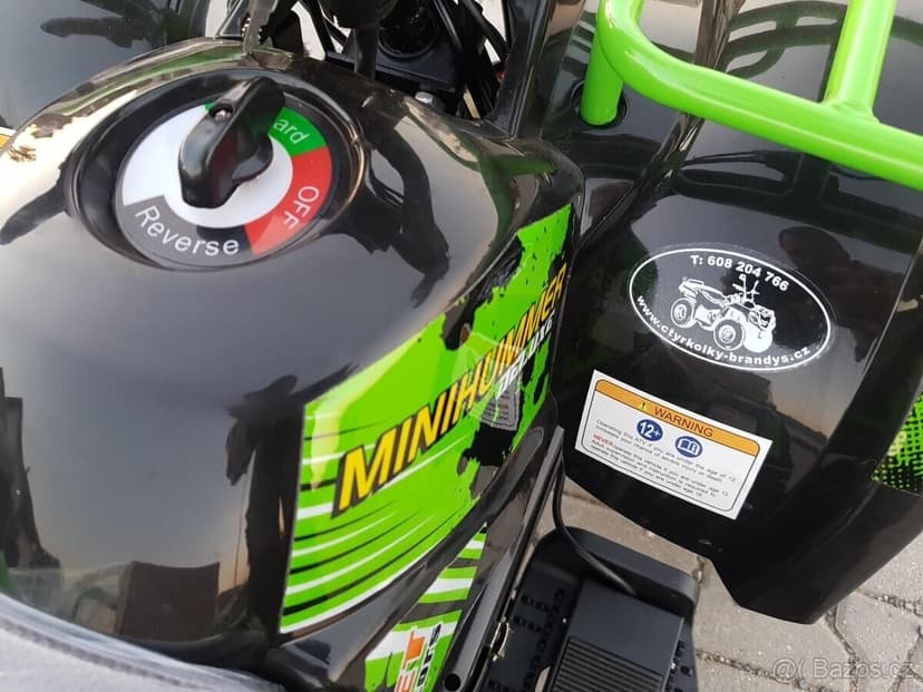 Dětská elektro čtyřkolka ATV MiniHummer 1000W zel