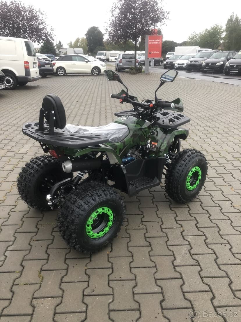 Dětská čtyřkolka Piranha Veyron 125cc 1G8 - zelený maskáč